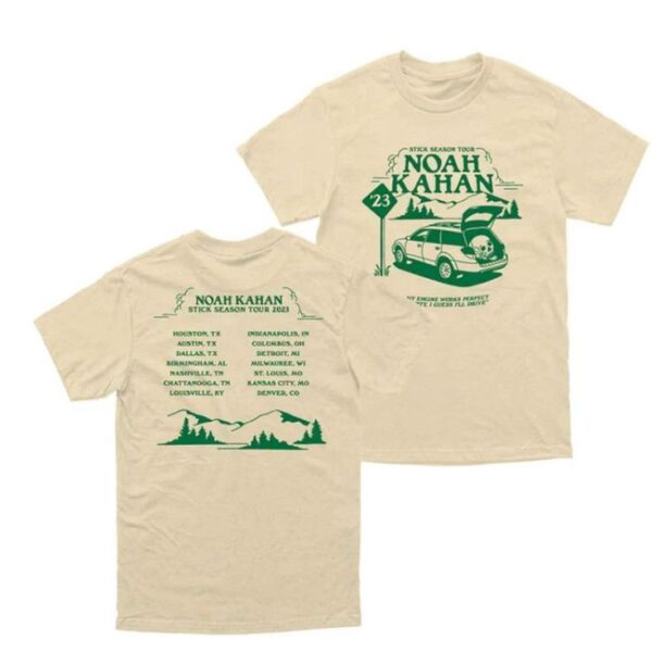 Noah Kahan Stick Season Tour 2023 Tee