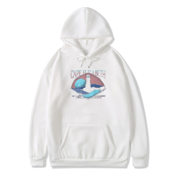 Cape Elizabeth White Hoodie